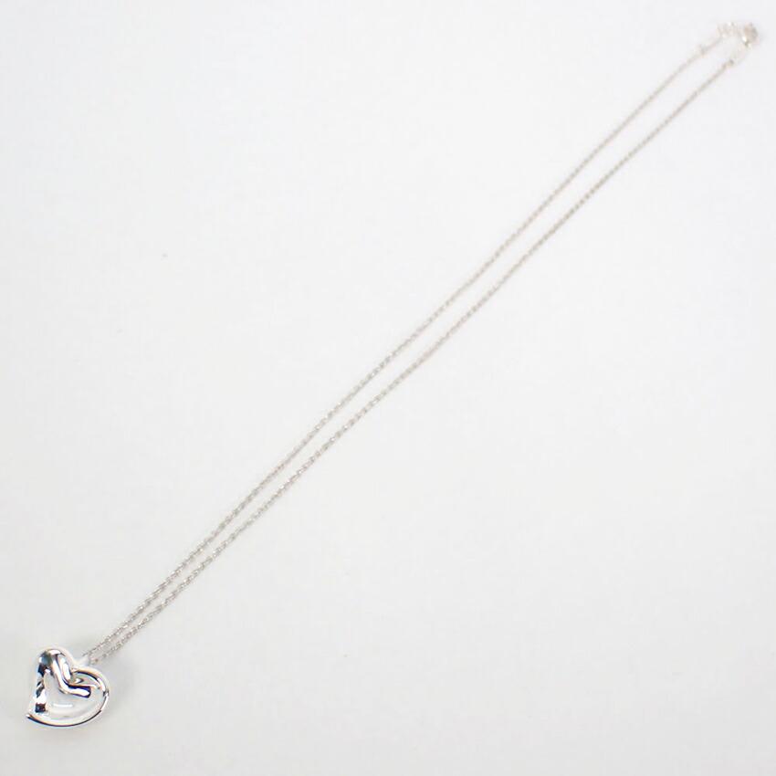 [Used] TIFFANY 925 Full Heart Pendant/Necklace/g523-16