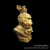 Jahr des Glücksbringenden Bronzenen Affenkönigs Statue Sun Wukong Kopfschmuck Messing Handwerk