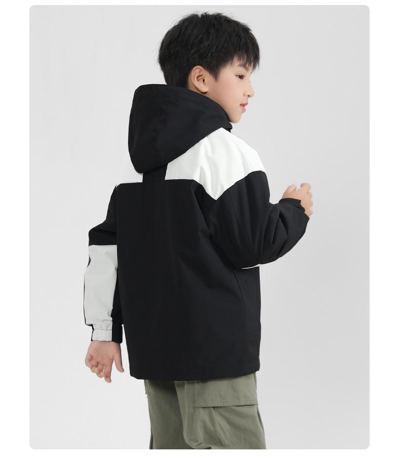 Vattentätt Vindsäkert Jacksett för Barn Höst/Vinter: Flickors 3-i-1 Foder, Pojkars 2-delad