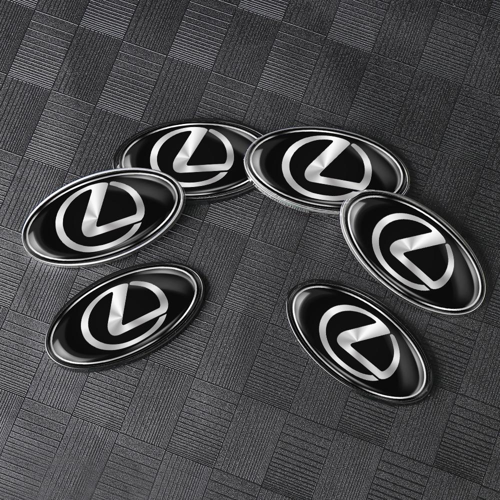 3D Car Aluminum Metal Logo Badge Body Fender Trunk Decoration Stickers For Lexus CT200h F sport ES LS IS GS LC RC GC RX UX NX LX