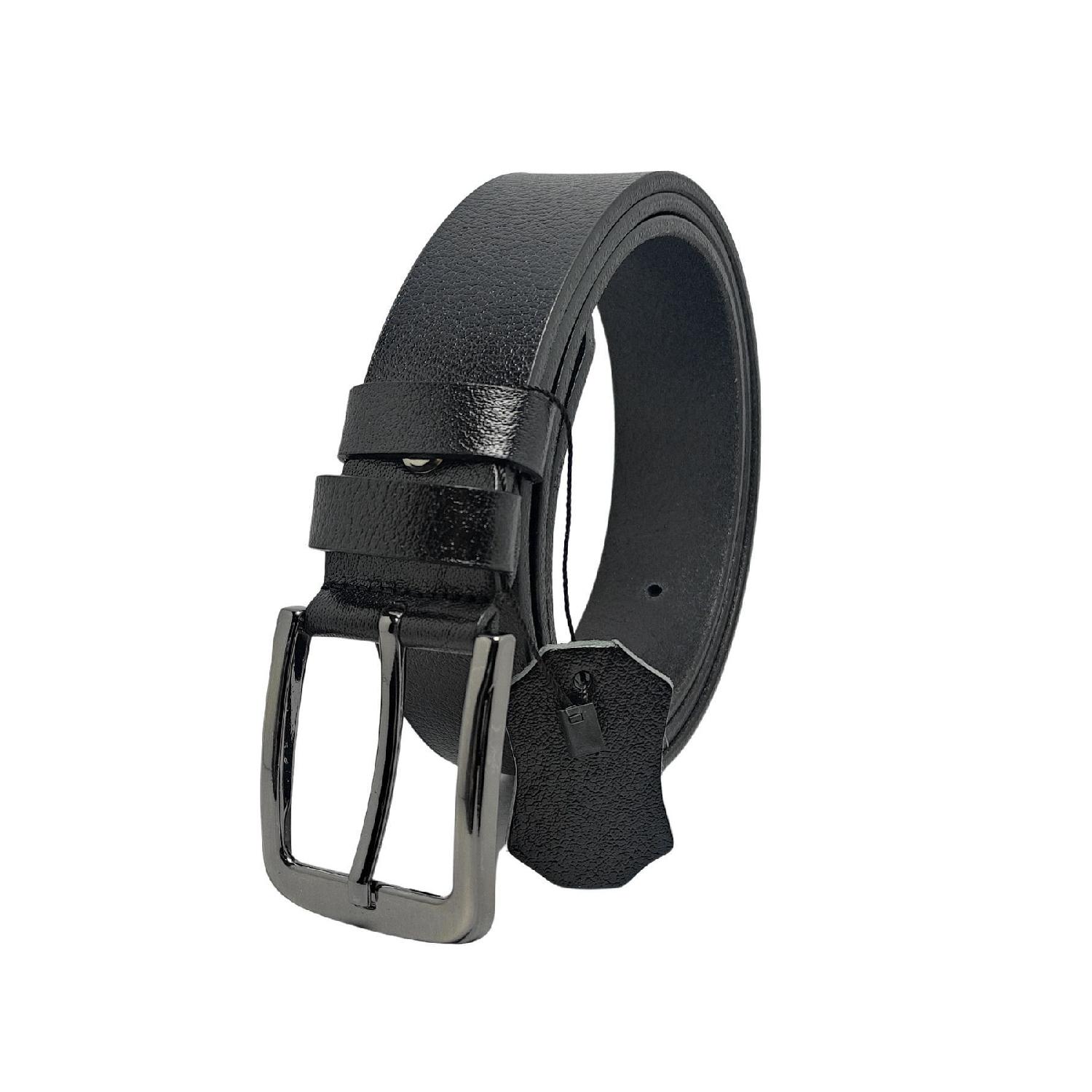 

Men s Black Sports 100% Genuine Leather Belt 105 CM