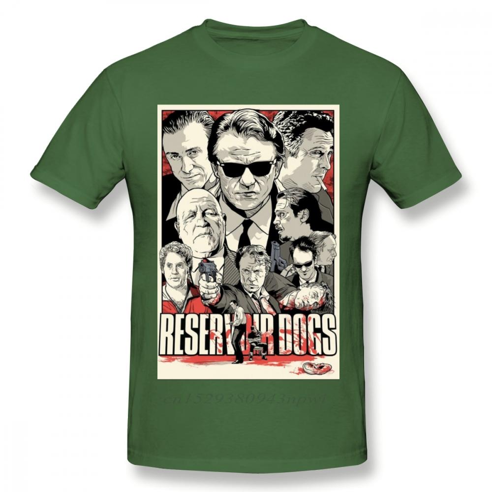 Fashion Street Guys Tops  Tees Swag 100 Cotton Camiseta Shirt Movie Reservoir Dogs T Shirt Unisex Round Neck XS3XL T Shirt
