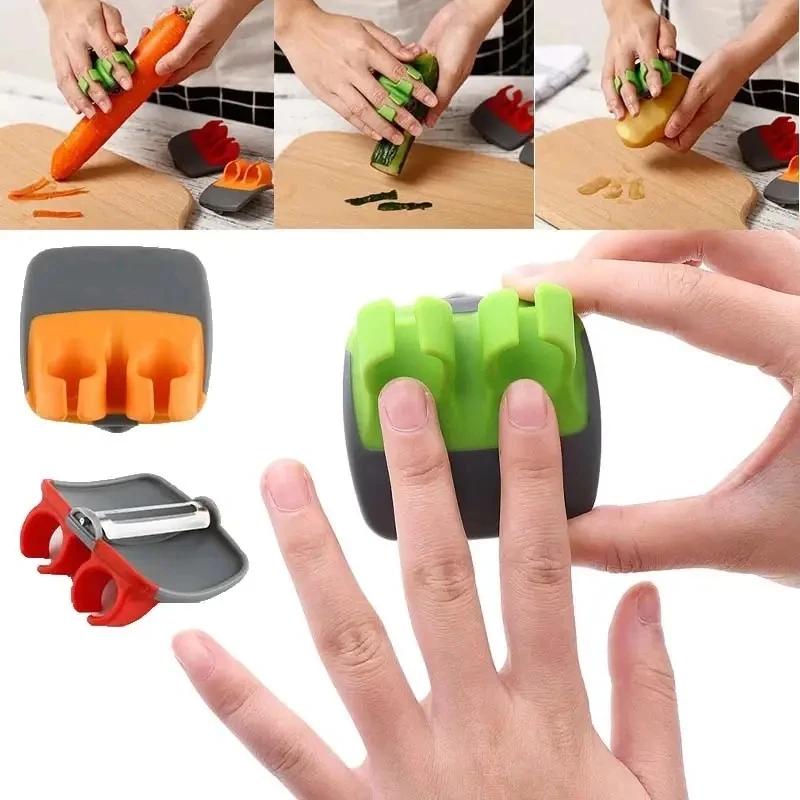 1 PC Paring Knife Stainless Steel Finger Melon Shaver Household Multifunctional Shaver Fruit Peeler Kitchen Accessories