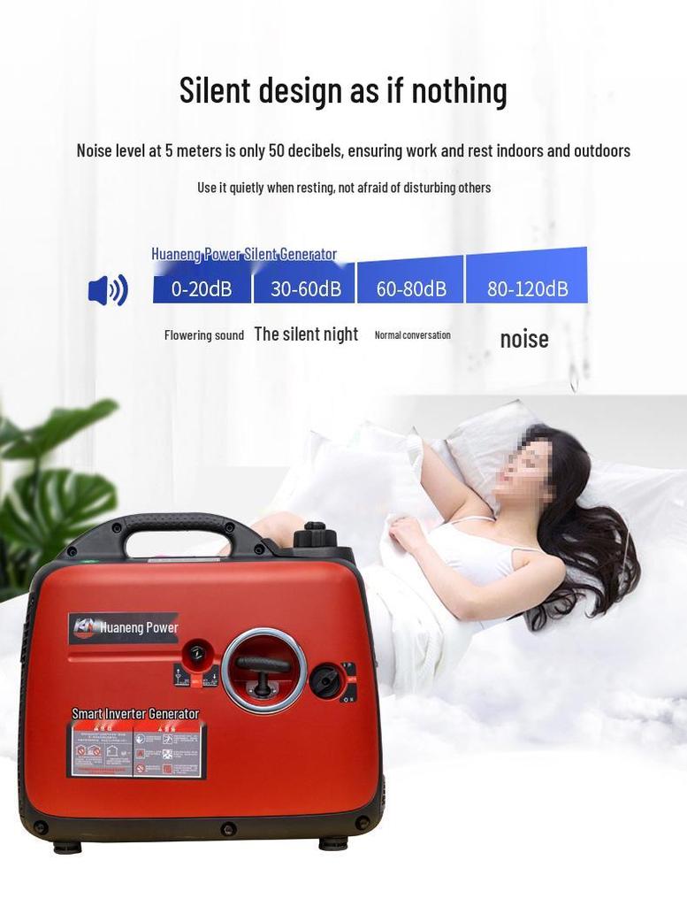 Silent 4kW Digital Inverter Gasoline Generator 220V