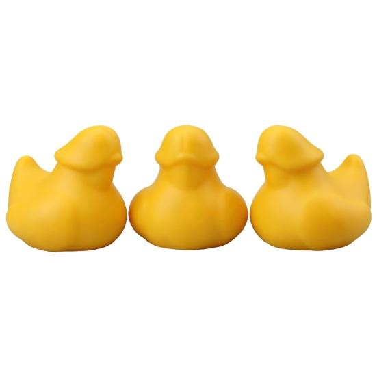 Harmless Prank Duck Toys 3D Printed Funny Figurine, Cute Hilarious Ornament, Mini Humorous Tabletop Ornaments Toy for Car Dashboard Bathroom
