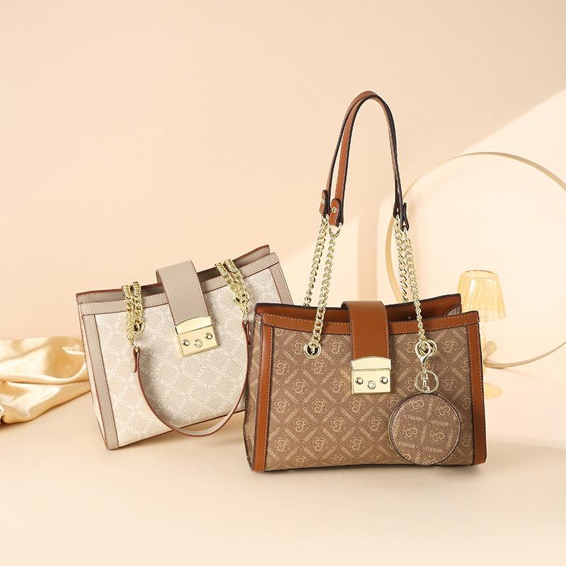 New Women's Bag Niche Armpit Bag Fashion Printed Chain Handbag High-end Versatile Shoulder Bag