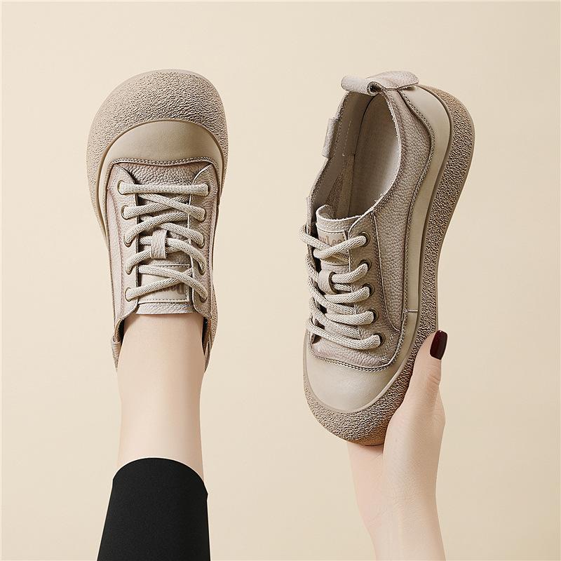 

Женские повседневные кожаные кроссовки Весенне-осенние ретро-кроссовки Обувь для путешествий Обувь на все случаи жизни 39