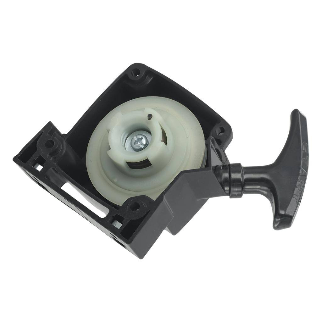 Garden Engine Pull Start Recoil Starter for TJ45 TJ45E Brushcutter and Lawn Mower Compatible with Kawasaki Models Black