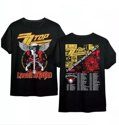 Zz Top 2024 Tour Lynyrd Skynyrd T-shirt S-3xl Cadeau Fans Maat S-5xl Wereldmuziek