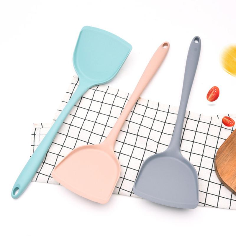 Non-Stick Pan Spatula, Kitchen-Specific Silicone Spatula, Silicone Cookware, Cooking Ladle, Food-Grade Silicone Spatula