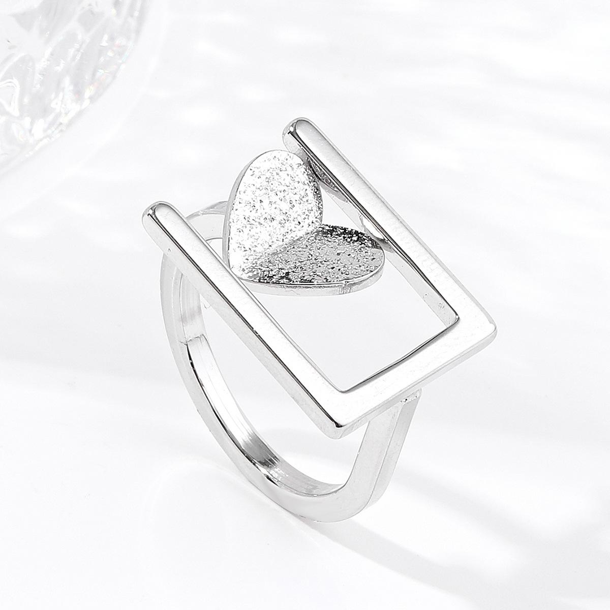 Новое модное простое кольцо с крыльями ангела, кольцо из высококачественной нержавеющей стали, популярные аксессуары в Европе и Америке 7