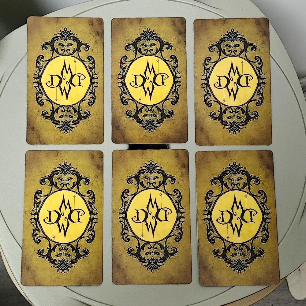 Dark Wood Tarot Deck In Russian Language 78 Pcs Cartoon Tarot Cards Based On Rider System 10.3*6cm