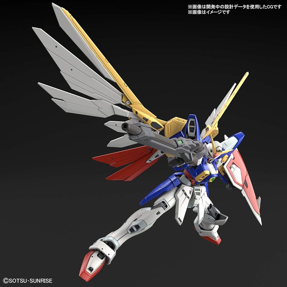 Bandai Spirits RG Gundam Wing 1/144 Scale Model Kit Pre-painted Assembly Required Plastic Model