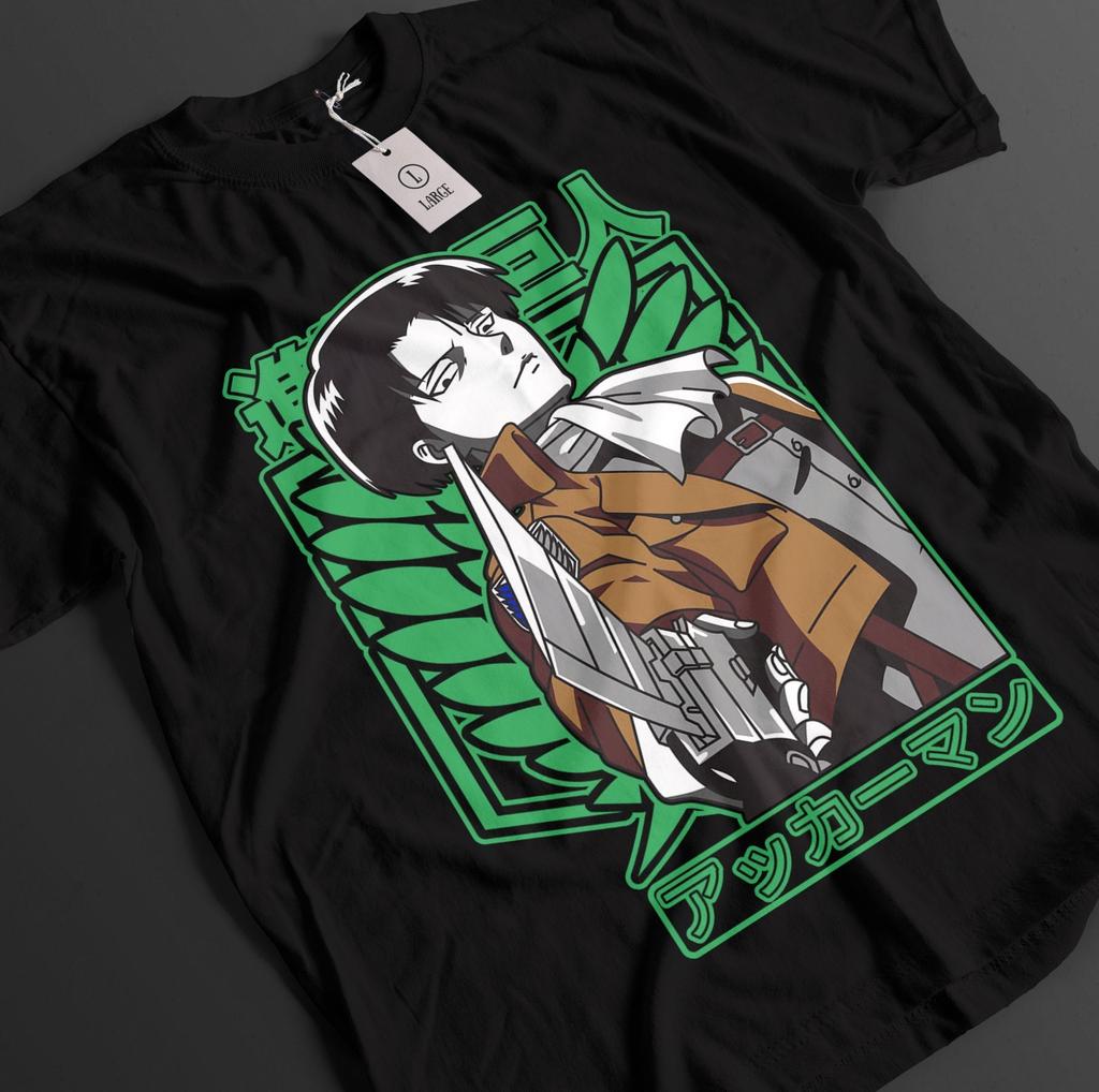 Attack On Titan Shirt Levi AckerUnisex Tshirt AOT TShirt Anime Unisex Graphic Tee