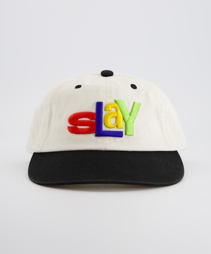 ANNOT Slay Washed Cap Ivory Black