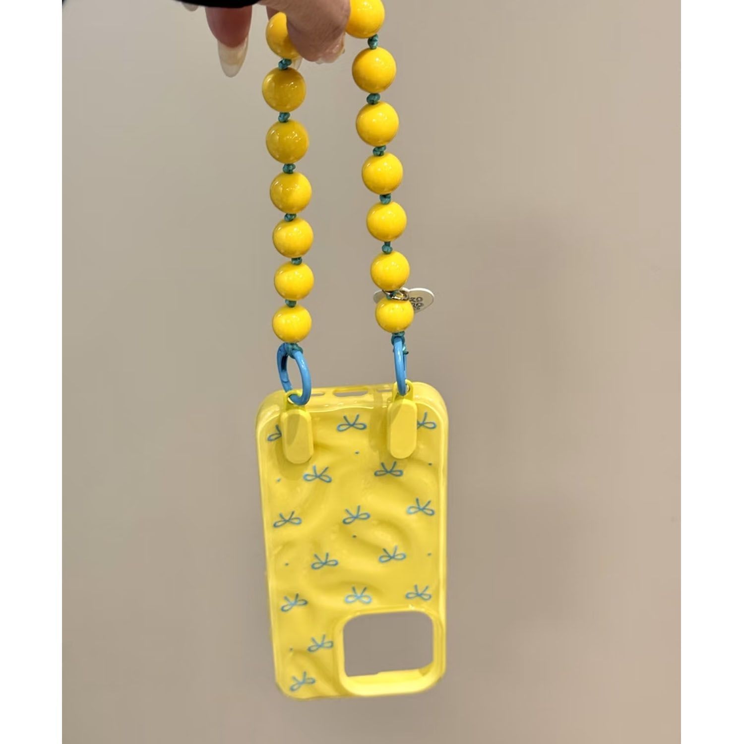 

Браслет с иллюстрацией синего банта Чехол для мобильного телефона Mi 15 Mi 14 с браслетом Mi 13 для пары Mi 15 Xiaomi 15