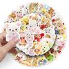 54 Adorable Relax Bear Stickers: Waterproof Cartoon Animal Decorations for Thermos Cups & Notebooks
