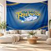 Arazzo da Parete Leeds Rhinos, Appeso a Parete in Tessuto Morbido, Sfondo Decorativo per Camera da Letto Arte da Parete per la Casa