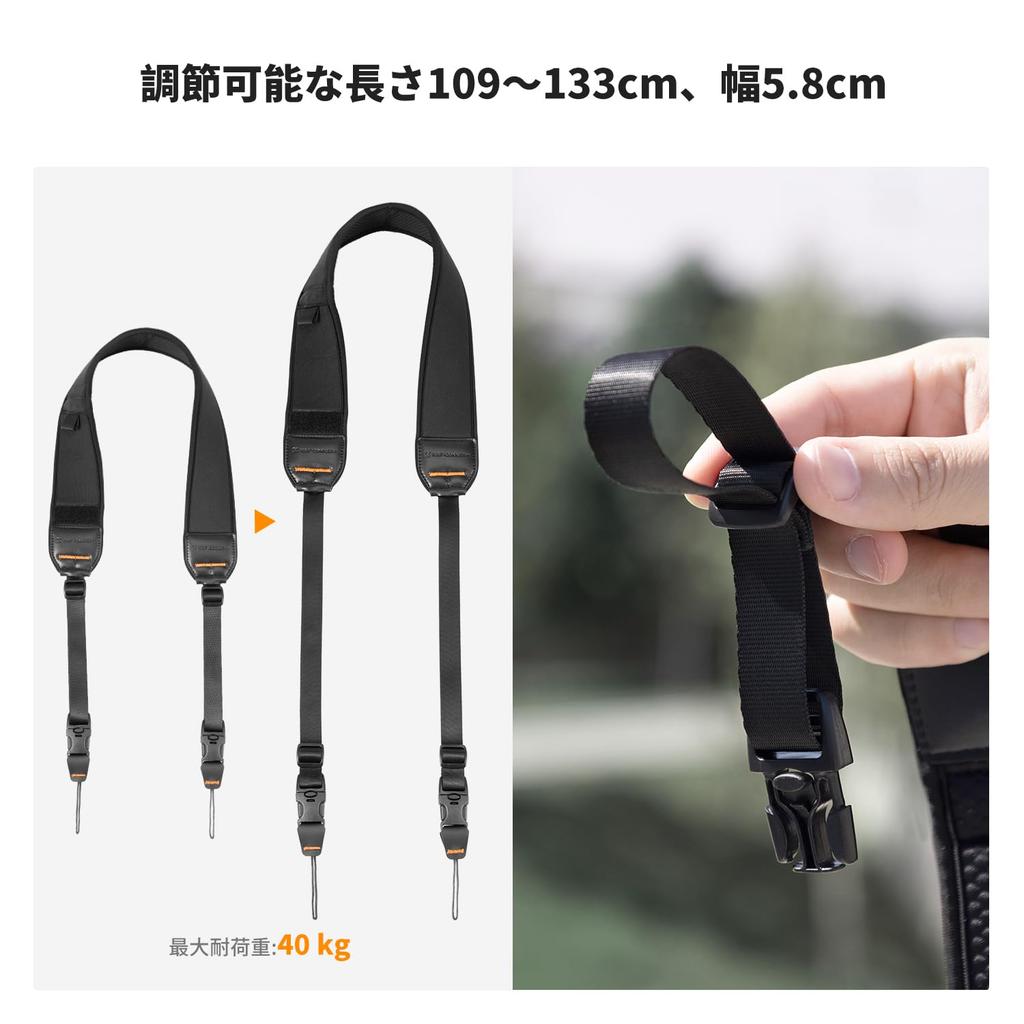 Concept Camera Shoulder Zippered Bag Neck 58mm Adjustable Stylish Strap for Digital K&F Strap, Strap, Strap, Strap, Lightweight, Quick-Shooting Strap,