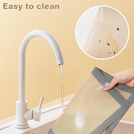 Yousheng 0.4mm Silicone Baking Mat with Fiberglass Non-Stick Oven Liner Heat Resistant Reusable Pad for Baking Cookies Pastries Dishwasher Safe Tool