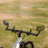 Bike Bar End Looking Glasses Adjustable Handlebar Rearview Looking Glasses Wide Angles Safety Looking Glasses for Electric Bike Riding Cycling