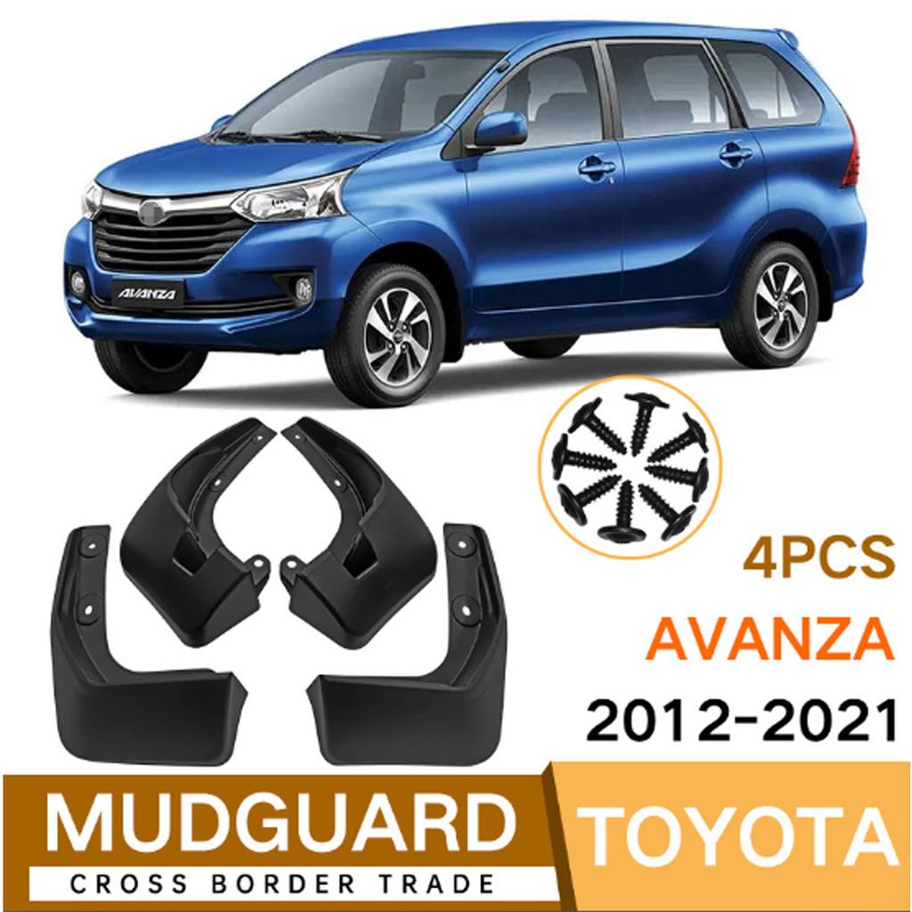 4PCS Splash Guards Mudguards Compatible with Toyota Avanza 2012 2013 2014 2015 2016 2017 2018 2019 2020 2021