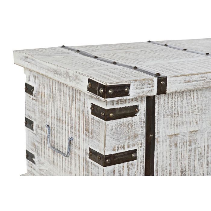 Coffre - DKD Home Decor - Bois de manguier - Métal - 116x40x45 cm - Élégant et pratique