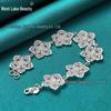 West Lake Beauty Sakura Silver Bracelet