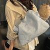 Korean version of fashion tote bag early spring new handbag star shoulder bag pleated underarm bag women