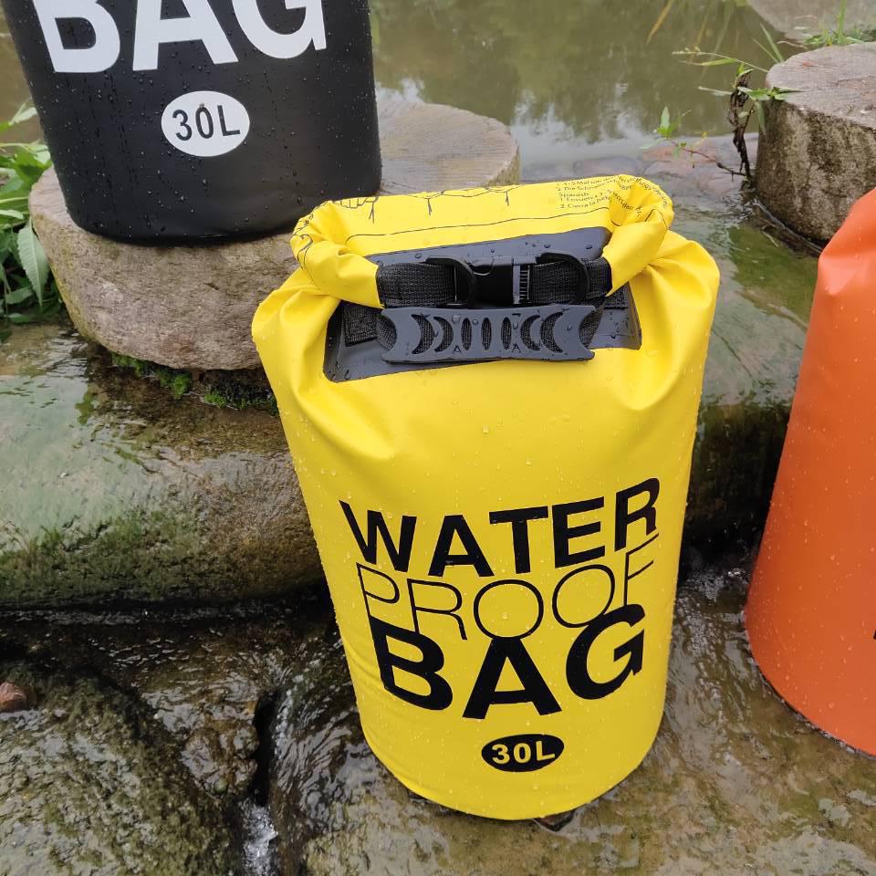 Waterproof PVC Mesh Backpack: Ocean Kayaking Dry Bag with Random Pattern