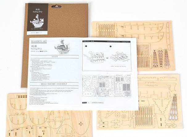 TOKIX 3D Craft 3D Craft Airplane Kit, Kit,