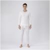 Breath Thermo for Daily Long Tights Size Heat-generating Innerwear, Underwear, Thin, Use, (front Opening), Off-white, LL.