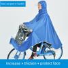 Student Female Single Thickened Waterproof Bicycle Raincoat