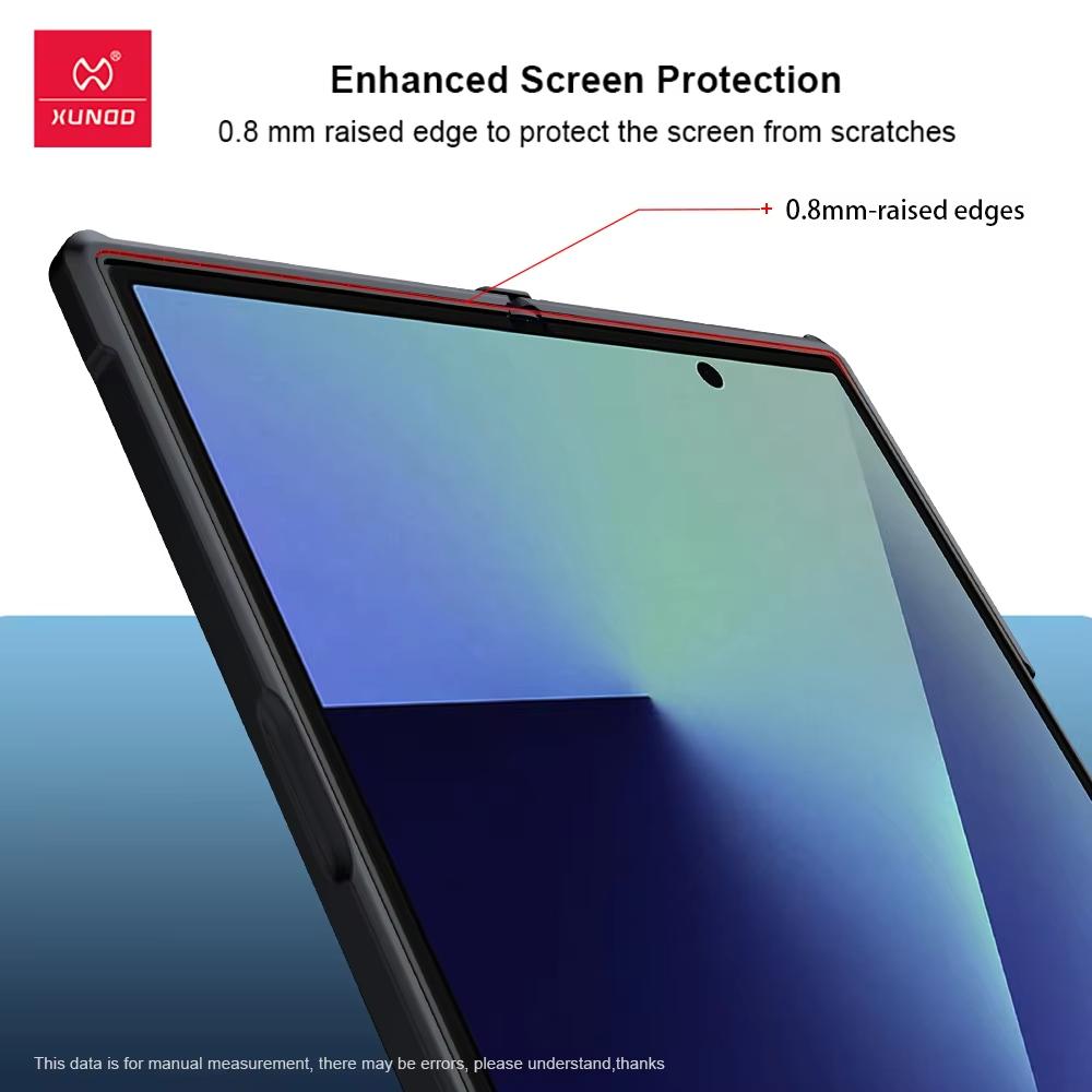 XUNDD For Samsung Galaxy Z Fold 5 6 7 Case Airbag Anti Fall Protective Casing Transparent Phone Cover With Magnetic Ring