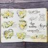 15pcs PET Flowers-themed Sticker Set for Scrapbooking, Collage Decoration, Magazines, Photo Albums, and Card Making