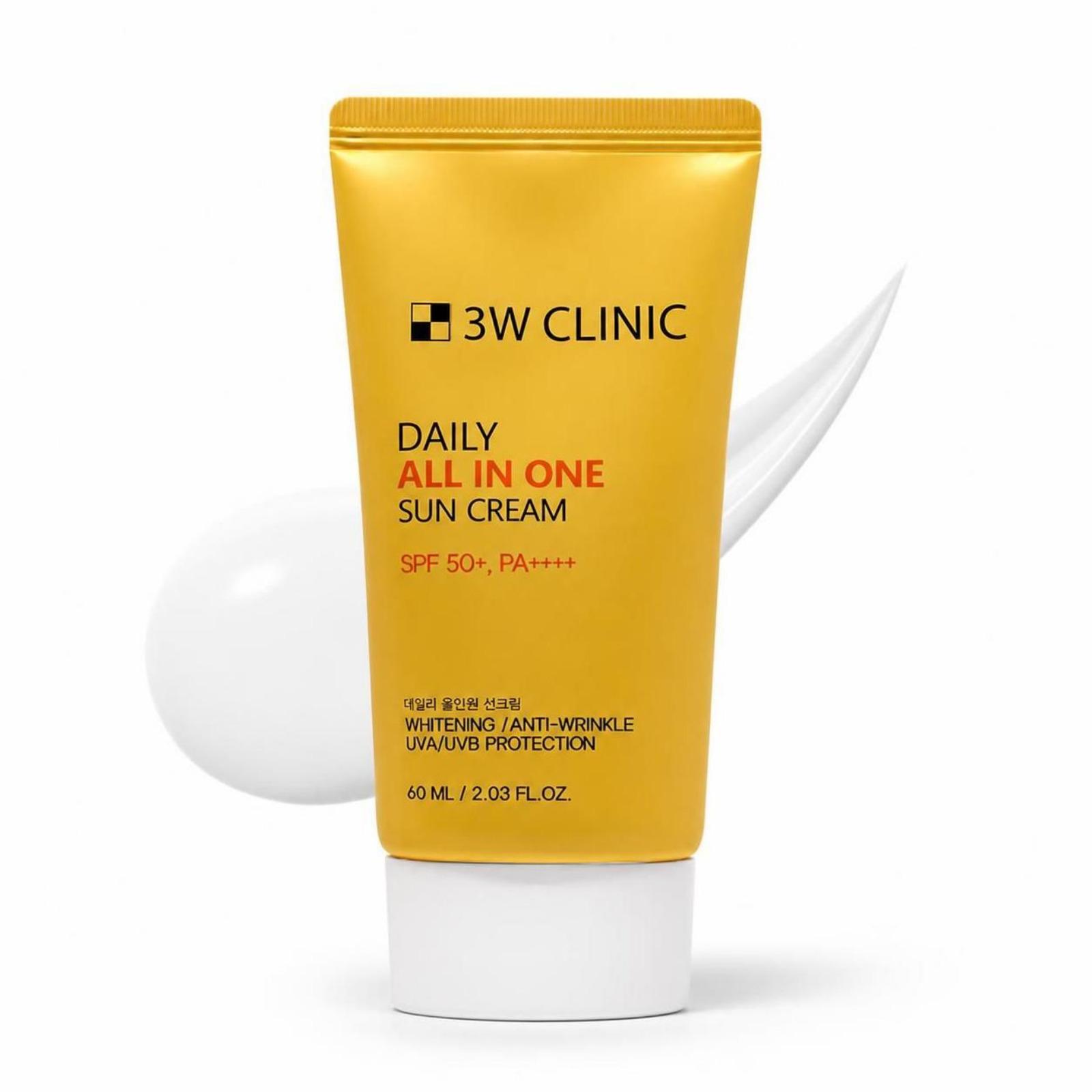 3W Clinic DAILY ALL-IN-ONE SUN CREAM SPF50+ PA++++ 1 pc
