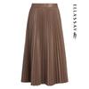 ELLASSAY Draped Pleated Midi Skirt