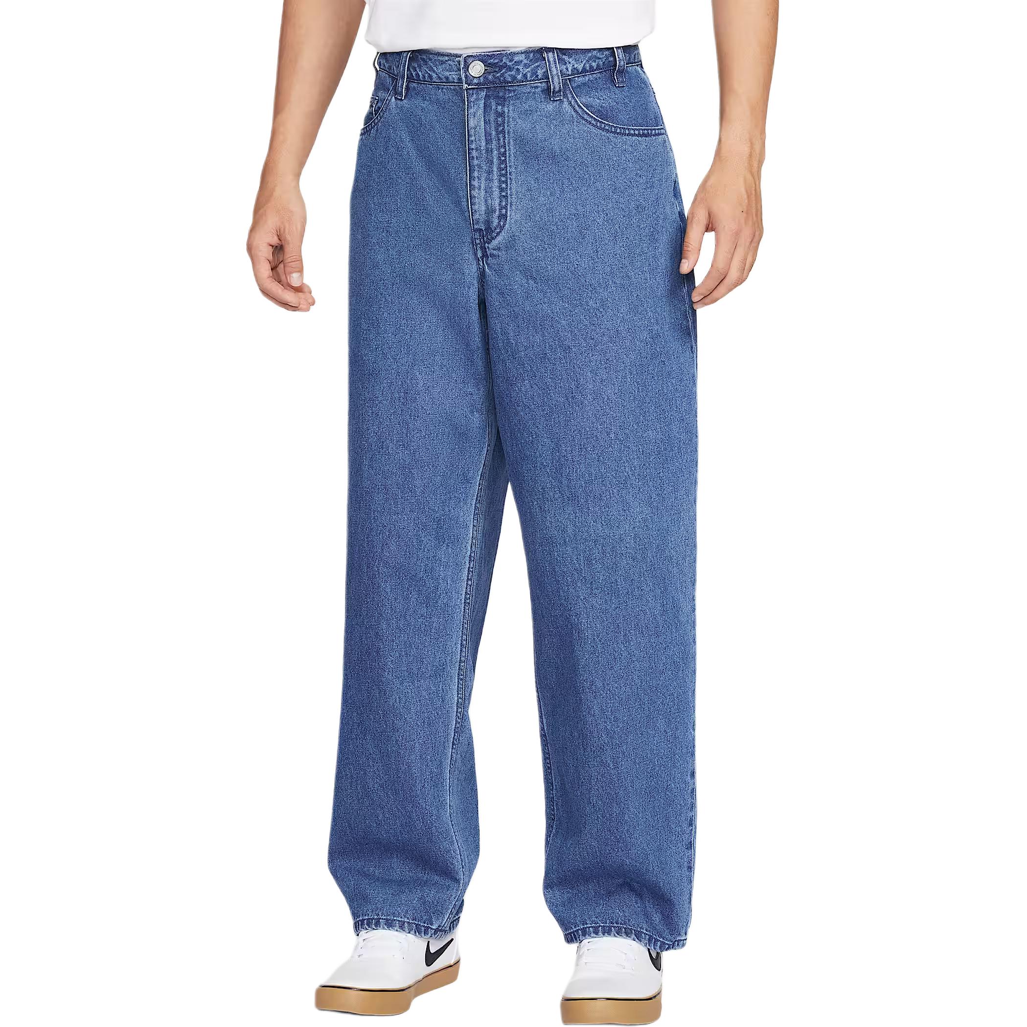 

Nike SB Durable Loose Fit Zipper Denim Pants Men bottoms II7364-487 34