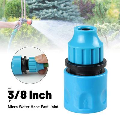 Pistola de Agua para Lavado de Coches de 3/8 Pulgada Manguera de Micro Riego para Jardín Conector Rápido Accesorios de Conector de Plástico Conector Rápido para Manguera de Agua