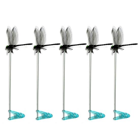 Dragonfly Clip for Insects Repellent 3D Artificial Dragonfly Hat Clip Clip-on Realistic Dragonfly for Outdoor Backyard Garden Decor