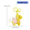 Stylish Flying Horse Motif Keychain Crafted Of Quality PU Leather Multi Functional Accessory For Men Women Gift