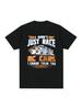Unisexs Rc Car Drift Racing Pattern Tshirt Orange And Rc Car Design Loose Casual Street Wear Rc Car Enthusiast Clothing