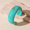 Practical Wide Acrylic Bangle Bracelets Geometric Bangle Statement Jewelry Suitable for Women Matching Fashion Outfits