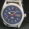 VINTAGE CITIZEN AUTOMATIC 8200 REFURBISHED JAPAN MENS BLUE DIAL WATCH a446756-1