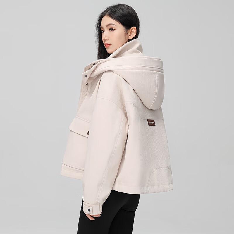 

YAYA Women s Hooded Short Down Jacket M