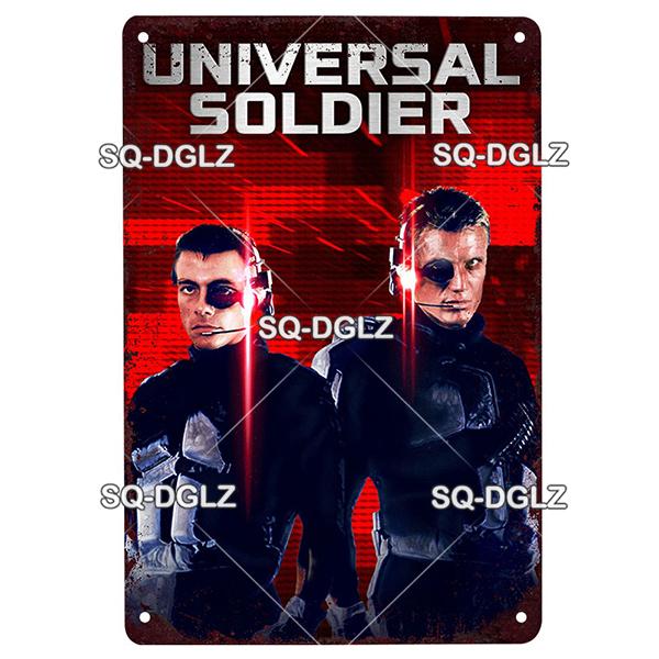 Movie Poster Metal Sign Metal Poster Tin Sign Plaque Metal Vintage Wall Decor for Bar Pub Club Man Cave Metal Signs(20x30cm)