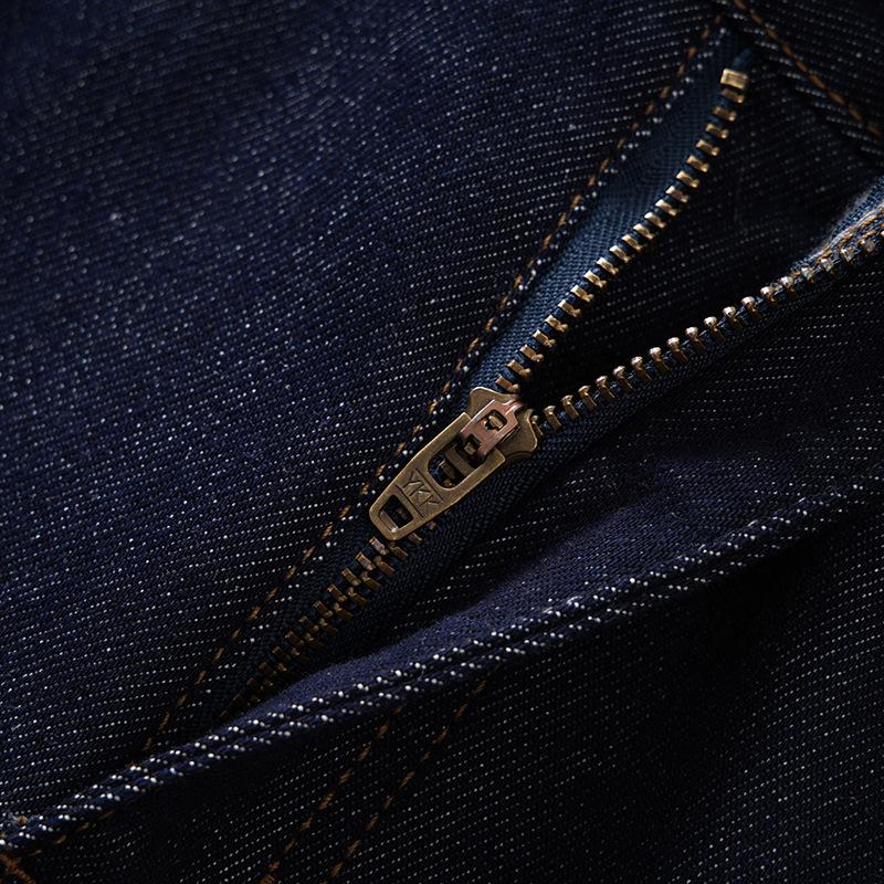 Women's Dark Blue High-Waisted Straight-Leg Jeans - 2025 Spring/Autumn Petite Slimming Loose Fit