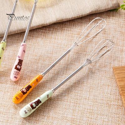 Fruste a filo manuali pulite facilmente in acciaio inossidabile mini agitatore manuale da cucina mixer per uova per cucina