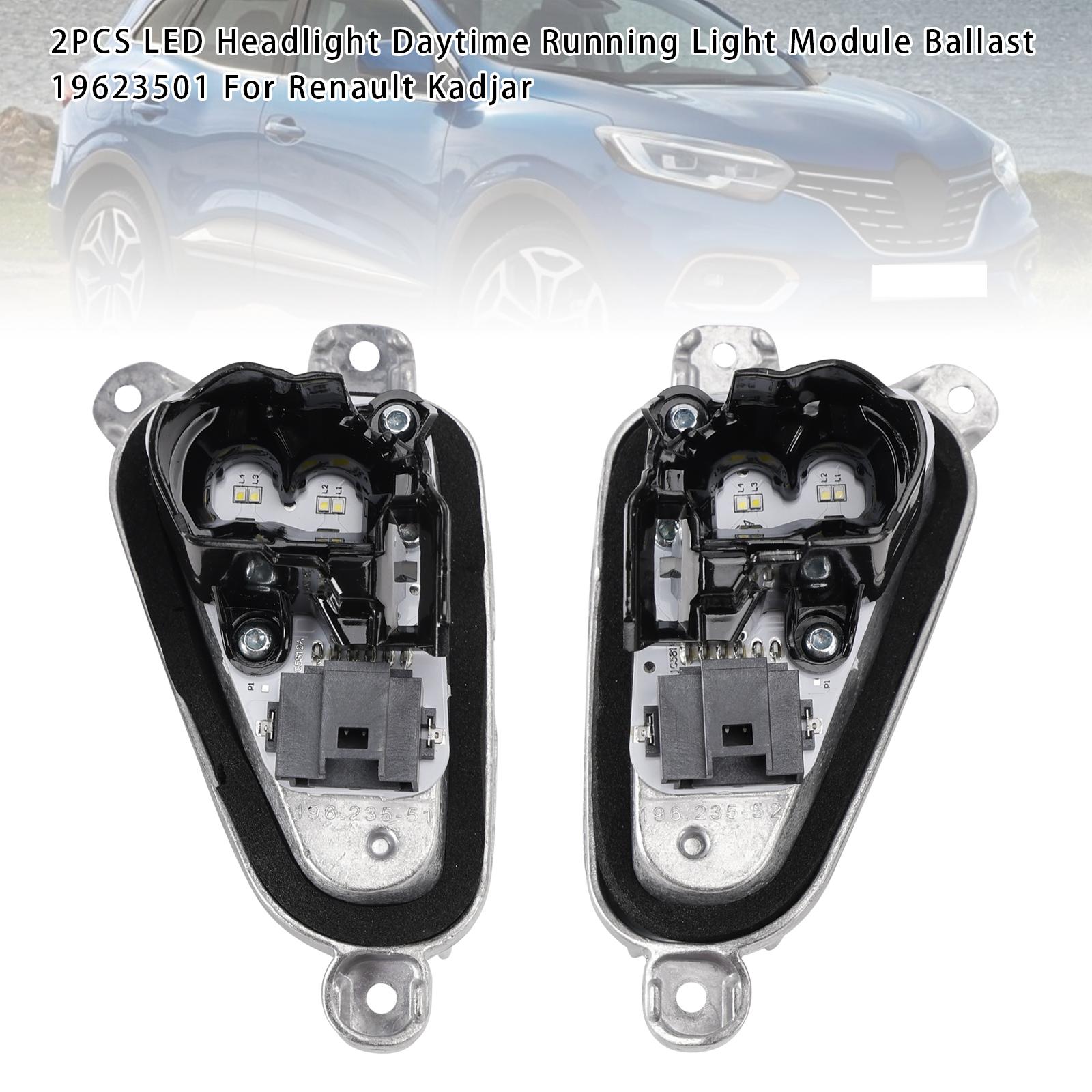 

2 ШТ. Светодиодный модуль фары, дневной ходовой свет, балласт 19623501 для Renault