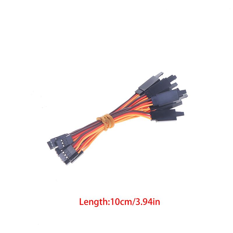 10Pcs Extension Lead Wire Cable 10-100CM Anti-Loose 60 Core Servo Male to Female Adapter For RC Model Aircraft